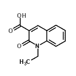 CAS#: 67984-95-6, 1-Ethyl-2-oxo-1,2-dihydro-3-quinolinecarboxylic acid