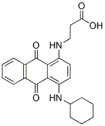 CAS#: 68003-43-0, N-[4-(Cyclohexylamino)-9,10-Dihydro-9,10-Dioxoanthracen-1-Yl]-beta-Alanine