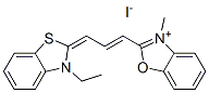 CAS#: 68006-79-1, 2-[3-(3-Ethyl-3H-Benzothiazol-2-Ylidene)Prop-1-Enyl]-3-Methylbenzoxazolium Iodide