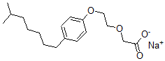 CAS#: 68015-73-6, Sodium 2-[2-[4-(6-methylheptyl)phenoxy]ethoxy]acetate