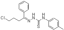 CAS#: 680215-20-7, (2Z)-2-(4-Chloro-1-phenylbutylidene)-N-(4-methylphenyl)hydrazinecarbothioamide