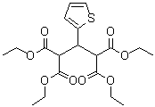 CAS#: 680215-57-0, Tetraethyl 2-(2-thienyl)-1,1,3,3-propanetetracarboxylate