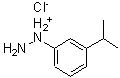 CAS 登录号：680218-05-7， (3-异丙基苯基)肼氯化物