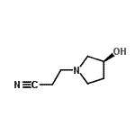 CAS#: 680223-72-7, 3-[(3S)-3-Hydroxy-1-pyrrolidinyl]propanenitrile