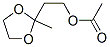 CAS#: 68039-72-5, 2-Methyl-1,3-Dioxolan-2-Ylethyl Acetate