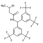 CAS#: 680579-72-0, N-{Bis[3,5-bis(trifluoromethyl)phenyl]methyl}-3-bromobutanamide