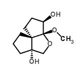 CAS#: 680602-85-1, (3R,3aR,5aR,8aS)-3a-Methoxyhexahydro-5H-dicyclopenta[b,c]furan-3,5a(6H)-diol