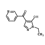 CAS#: 680972-05-8, (1-Ethyl-5-hydroxy-1H-pyrazol-4-yl)(3-pyridinyl)methanone