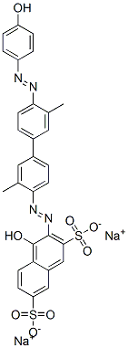 CAS#: 68109-58-0, Disodium 4-Hydroxy-3-[[4'-[(4-Hydroxyphenyl)Azo]-3,3'-Dimethyl[1,1'-Biphenyl]-4-Yl]Azo]Naphthalene-2,7-Disulphonate