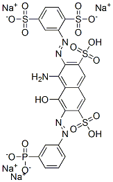 CAS#: 68110-25-8, Tetrasodium Hydrogen 4-Amino-3-[(2,5-Disulphonatophenyl)Azo]-5-Hydroxy-6-[(M-Phosphonatophenyl)Azo]Naphthalene-2,7-Disulphonate
