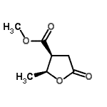 CAS 登录号：681179-43-1， 甲基(2S,3S)-2-甲基-5-氧代四氢-3-呋喃羧酸酯