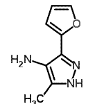 CAS#: 681180-64-3, 3-(2-Furyl)-5-methyl-1H-pyrazol-4-amine
