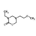 CAS#: 681218-08-6, 3-Ethyl-5-(2-methoxyethyl)-1,3,5-thiadiazinane-2-thione