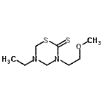 CAS#: 681218-63-3, 5-Ethyl-3-(2-methoxyethyl)-1,3,5-thiadiazinane-2-thione