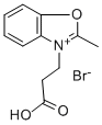 CAS 登录号:68123-42-2, 3-羧基乙基-2-甲基苯并恶唑鎓溴化物