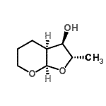 CAS#: 681283-08-9, (2S,3R,3aS,7aR)-2-methyl-3,3a,4,5,6,7a-hexahydro-2H-furo[5,4-b]pyran-3-ol