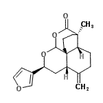 CAS#: 6813-08-7, (1S,2R,6S,8S,13S)-8-(3-Furyl)-13-Methyl-5-Methylene-9,11-Dioxatetracyclo[8.6.0.0<Sup>1,6</Sup>.0<Sup>2,13</Sup>]Hexadecan-12-One