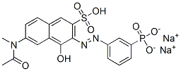 CAS#: 68133-28-8, Sodium Hydrogen 6-(Acetylmethylamino)-4-Hydroxy-3-[(3-Phosphonatophenyl)Azo]Naphthalene-2-Sulphonate