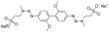 CAS#: 68133-32-4, Disodium 2,2'-[(2,2'-Dimethoxy[1,1'-Biphenyl]-4,4'-Diyl)Bis(1-Methyl-2-Triazene-3,1-Diyl)]Bisethanesulphonate