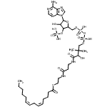 CAS#: 68134-76-9, S-{1-[5-(6-Amino-9H-purin-9-yl)-4-hydroxy-3-(phosphonooxy)tetrahydro-2-furanyl]-3,5,9-trihydroxy-8,8-dimethyl-3,5-dioxido-10,14-dioxo-2,4,6-trioxa-11,15-diaza-3lambda<sup>5</sup>,5lambda<sup>5</sup>-diphosphaheptadecan -17-yl} (5Z,8Z)-5,8-tetradecadienethioate