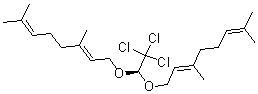 CAS#: 68140-44-3, 1,1'-[(2,2,2-Trichloroethylidene)Bis(Oxy)]Bis[3,7-Dimethyl-(2E,2'E)-2,6-Octadiene]