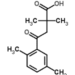 CAS 登录号：681459-16-5， 4-(2,5-二甲基苯基)-2,2-二甲基-4-氧代丁酸