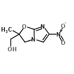CAS#: 681491-16-7, (2-Methyl-6-nitro-2,3-dihydroimidazo[2,1-b][1,3]oxazol-2-yl)methanol