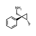 CAS 登录号：681806-71-3， 1-[(1R,2S)-2-氟-1-苯基环丙基]甲胺