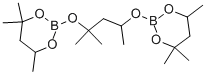 CAS 登录号：68189-08-2， 2-[1,1-二甲基-3-[(4,4,6-三甲基-1,3,2-二氧硼杂环己烷-2-基)氧基]丁氧基]-4,4,6-三甲基-1,3,2-二氧硼杂环己烷
