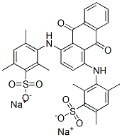 CAS 登录号：68214-05-1， 3-[[9,10-二氧代-4-[(2,4,6-三甲基-3-磺酸-苯基)氨基]蒽-1-基]氨基]-2,4,6-三甲基-苯磺酸二钠