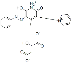CAS#: 68214-59-5, 1',2'-Dihydro-6'-Hydroxy-4'-Methyl-2'-Oxo-5'-(Phenylazo)-1,3'-Bipyridinium Malate
