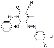 CAS#: 68214-63-1, 5-[(3,4-Dichlorophenyl)Azo]-1,2-Dihydro-6-Hydroxy-4-Methyl-2-Oxo-1-(Phenylamino)Nicotinonitrile
