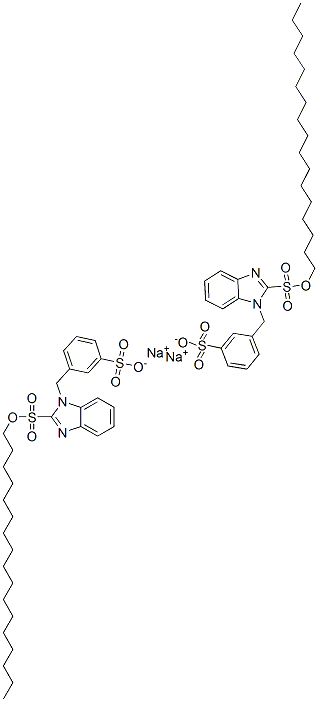CAS#: 68228-07-9, Disodium 2-Heptadecyl-1-[(3-Sulphonatophenyl)Methyl]-1H-Benzimidazolesulphonate