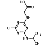 CAS 登录号：68228-20-6， N-[4-氯-6-(异丙基氨基)-1,3,5-三嗪-2-基]甘氨酸