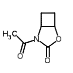 CAS 登录号：68235-19-8， 4-乙酰基-2-氧杂-4-氮杂双环[3.2.0]庚烷-3-酮