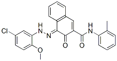 CAS#: 68258-62-8, (4E)-4-[(5-Chloro-2-Methoxy-Phenyl)Hydrazinylidene]-N-(2-Methylphenyl)-3-Oxo-Naphthalene-2-Carboxamide