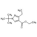 CAS 登录号：682757-45-5， 乙基3-乙基-1-(2-甲基-2-丙基)-1H-吡唑-4-羧酸酯