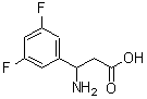 CAS#: 682804-73-5, 3-Amino-3-(3,5-difluorophenyl)propanoic acid