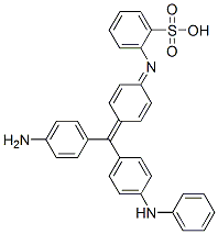 CAS#: 68310-47-4, [[4-[(4-Aminophenyl)[4-(Phenylamino)Phenyl]Methylene]Cyclohexa-2,5-Dien-1-Ylidene]Amino]Benzenesulphonic Acid