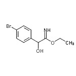CAS#: 683198-58-5, Ethyl 2-(4-bromophenyl)-2-hydroxyethanimidate