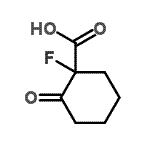 CAS#: 683200-75-1, 1-Fluoro-2-oxocyclohexanecarboxylic acid