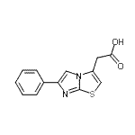 CAS#: 68347-91-1, (6-Phenylimidazo[2,1-b][1,3]thiazol-3-yl)acetic acid