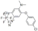 CAS 登录号：68391-58-2， 2-氯-5-(4-氯苯氧基)-4-(二甲基氨基)偶氮苯六氟磷酸盐