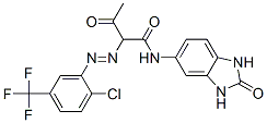 CAS#: 68399-99-5, 2-[[2-Chloro-5-(Trifluoromethyl)Phenyl]Azo]-N-(2,3-Dihydro-2-Oxo-1H-Benzimidazol-5-Yl)-3-Oxobutyramide