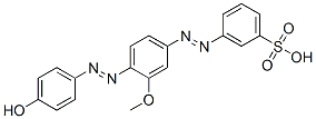 CAS#: 68400-41-9, 3-[[4-[(4-Hydroxyphenyl)Azo]-3-Methoxyphenyl]Azo]Benzenesulphonic Acid