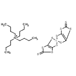 CAS#: 68401-87-6, N,N,N-Tributyl-1-butanaminium bis[4,5-di(sulfanyl-kappaS)-1,3-dithiole-2-thionato(2-)]nickelate(1-)