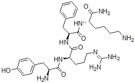 CAS#: 68425-36-5, Tyrosyl-arginyl-phenylalanyl-lysinamide