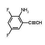 CAS 登录号：684250-12-2， 2-乙炔基-4,6-二氟苯胺