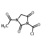 CAS#: 68471-53-4, 3-Acetyl-2,5-dioxo-1-imidazolidinecarbonyl chloride
