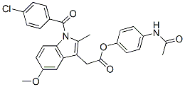 CAS#: 68483-33-0, 4-(Acetylamino)Phenyl 1-(4-Chlorobenzoyl)-5-Methoxy-2-Methyl-1H-Indole-3-Acetate